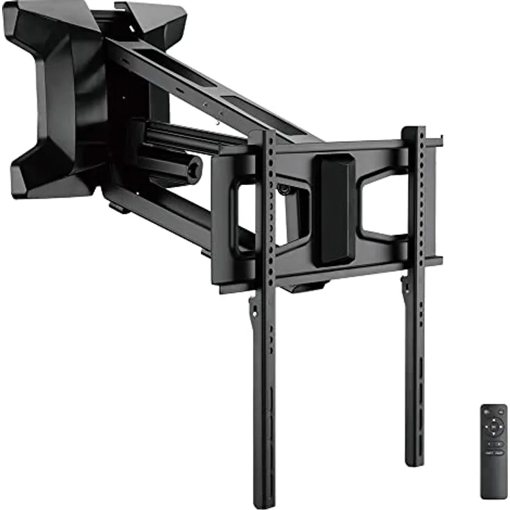 myWall HP60L Motorisierter Wandhalterung für Flachbildschirme 37“ - 70“ (94 - 178 cm) Tragkraft 35 kg motorisiert Funk-Fernbedienung Schwenkbar Drehbar
