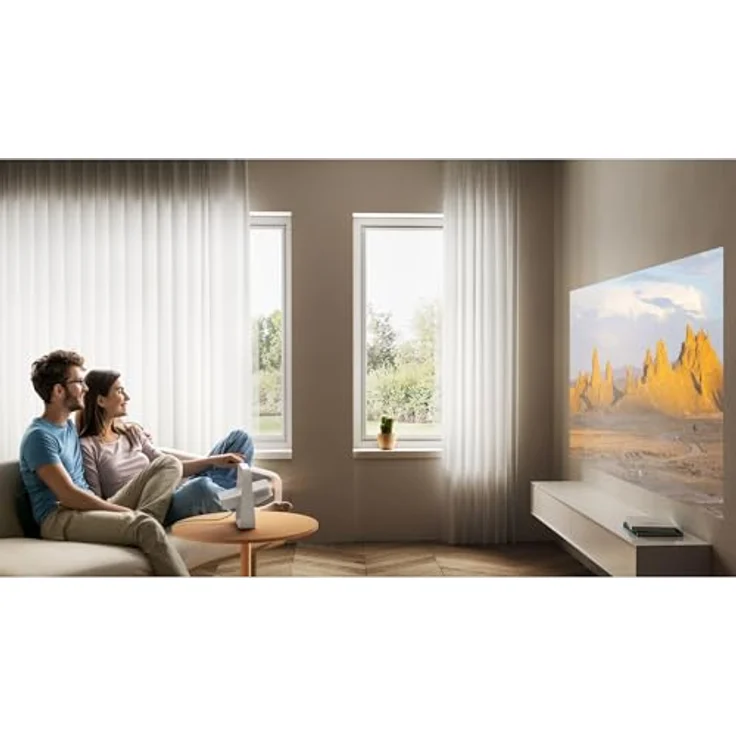 XGIMI Elfin Flip, DLP Beamer mit 400 ISO-Lumen, HDR 10, Bluetooth 5.1, tragbar – Bild 4