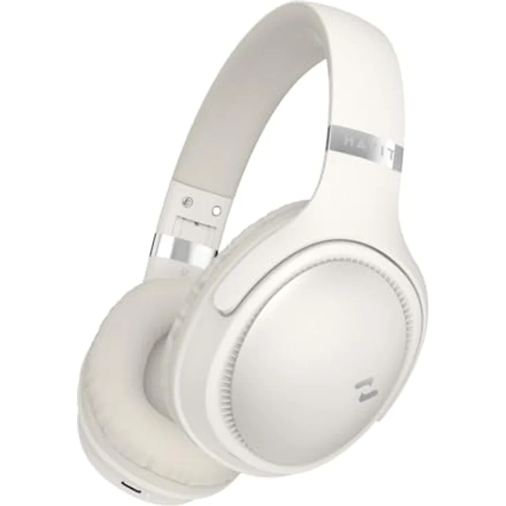 Havit H630BT, Over-Ear Bluetooth Kopfhörer mit 36 Std. Akkulaufzeit, kabellos, Silber – Bild 3