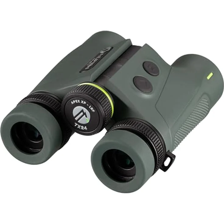 Alpen Optics APEX XP 7x24 LRF Fernglas mit Entfernungsmesser, Multicoating und LCD-Anzeige, robustes PPS-Gehäuse – Bild 5