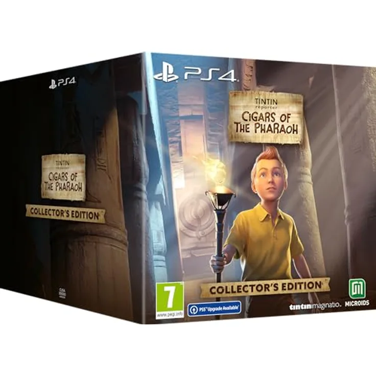 MICROÏDS Tintin Reporter: Cigars of the Pharaoh - Collector's Edition (PS4) - Action-Abenteuerspiel in Ägypten