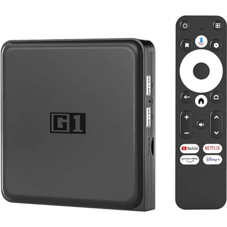 Orbsmart Android TV Box G1 4K HDR Dolby Vision Smart Streaming Player 4GB RAM WLAN/WiFi 6 LAN USB | Chromecast | Netflix | Prime Video | Disney+ - Preisvergleich – Bild 1