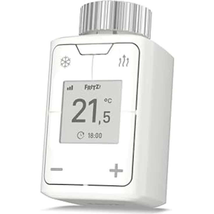 AVM FRITZ!Smart Thermo 302, Smarter Heizkörperregler mit E-Paper-Display, Fenster-auf-Erkennung und Energiesparfunktionen, Weiß – Bild 2