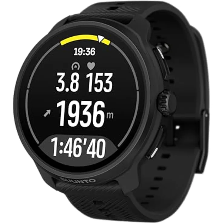 Suunto Race 2 (49 mm), Smartwatch mit Edelstahlgehäuse, AMOLED-Display, GPS sowie Fitness- und Gesundheitsmonitoring