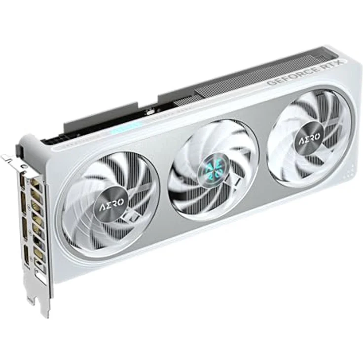 Gigabyte GeForce RTX 5060 AERO OC 8G Grafikkarte - 8GB GDDR7, 128bit, PCI-E 5.0, 2595 MHz, WINDFORCE Kühlsystem, RGB Beleuchtung, Dual BIOS – Bild 5