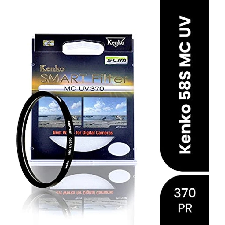 Kenko Smart MC UV370 Slim UV-Filter, 58 mm schwarz – Bild 5