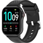 Denver SWG-159B Smartwatch, Bluetooth GPS, 2,13 Zoll AMOLED Display, schwarz, mit Gesundheitsfunktionen und 100+ Sportmodi