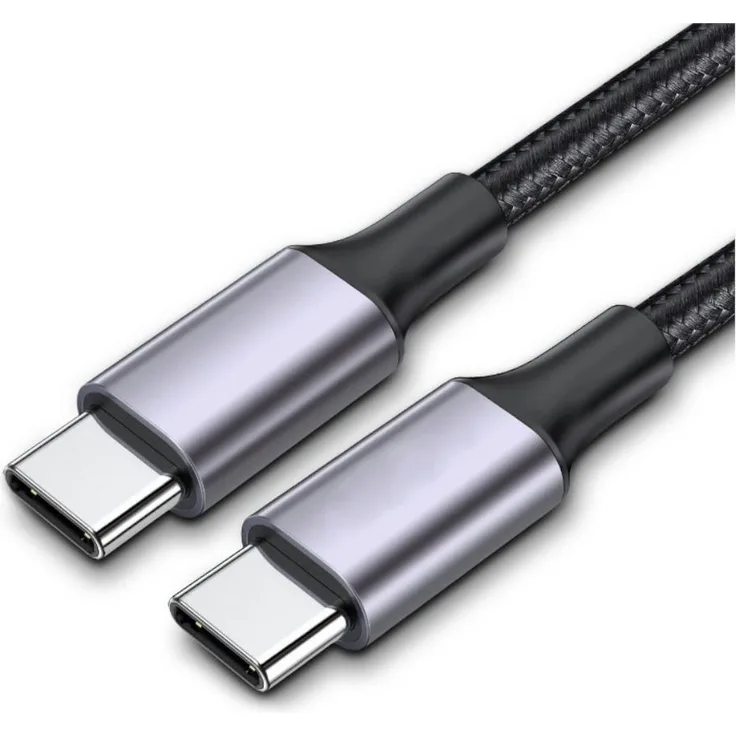TradeNation USB C auf USB C Ladekabel, 1m und 2m, Schnellladung 60W, kompatibel mit Samsung und Apple Geräten, Versand aus Deutschland