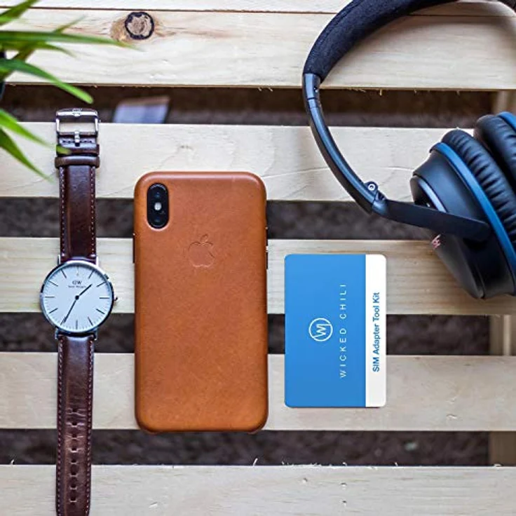 Wicked Chili 8in1 Multi Sim-Card Tool für alle Sim-Karte, mit 3 SIM-Adaptern, Aufbewahrungsfach für 3 Nano und 1 Micro SIM-Karte und SIM-Nadel, Travel Kit im Kreditkartenformat – Bild 8