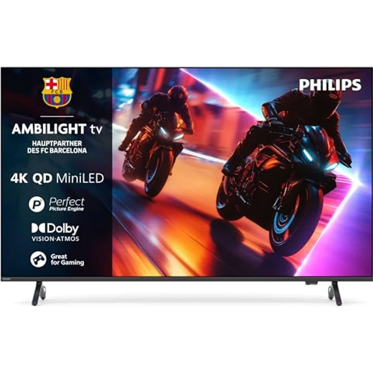 Philips Ambilight 75MLED910, 75 Zoll Mini LED 4K Smart TV mit P5 Perfect Picture Engine, Titan OS, Dolby Vision und Dolby Atmos Sound – Bild 1