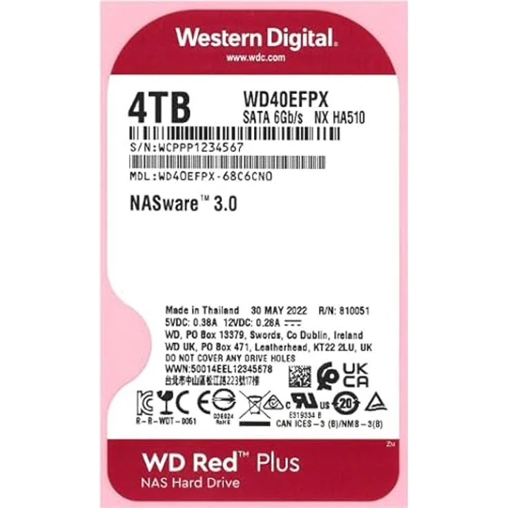 WD Red Plus WD40EFPX 4TB – Bild 2