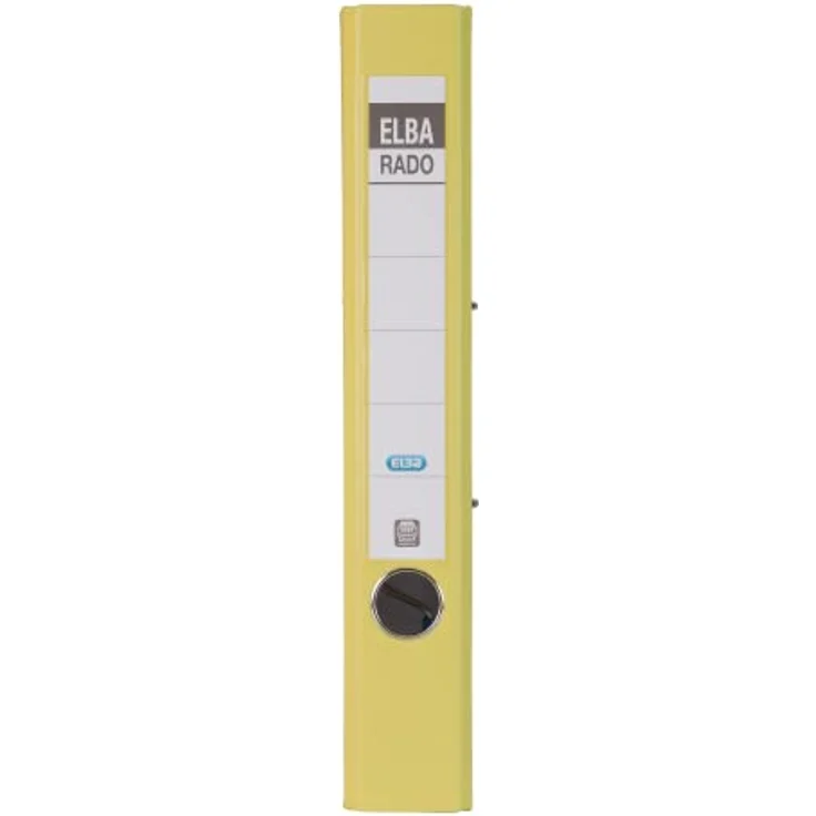 ELBA Aktenordner Ordner rado brillant 50mm DIN A4 gelb, Pappe/Papier - Beschriftungsmöglichkeit, rado-Ösen, schmutz- und feuchtigkeitsabweisend – Bild 3