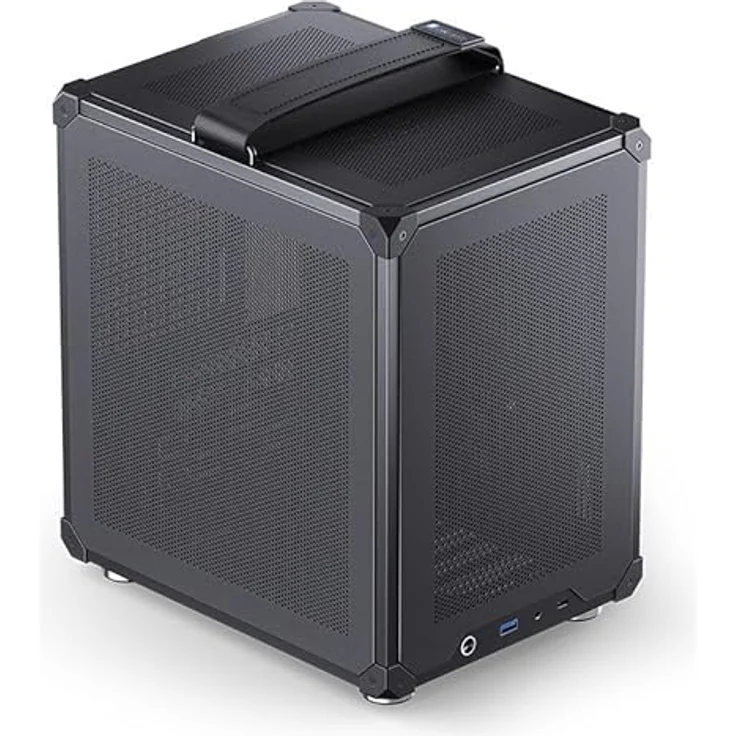 Jonsbo C6-ITX PC Gehäuse, Mini-ITX - schwarz, bis zu 3 Lüfter, Platz für 2 Laufwerke – Bild 1