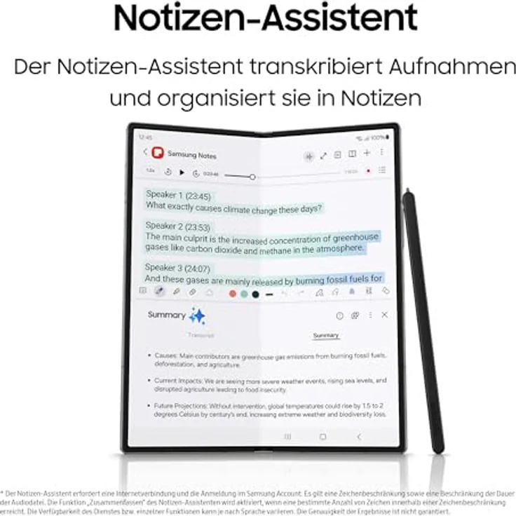 Samsung Galaxy Z Fold6 AI-Smartphone, 50-MP-Kamera, 256 GB, Silver Shadow – Bild 4