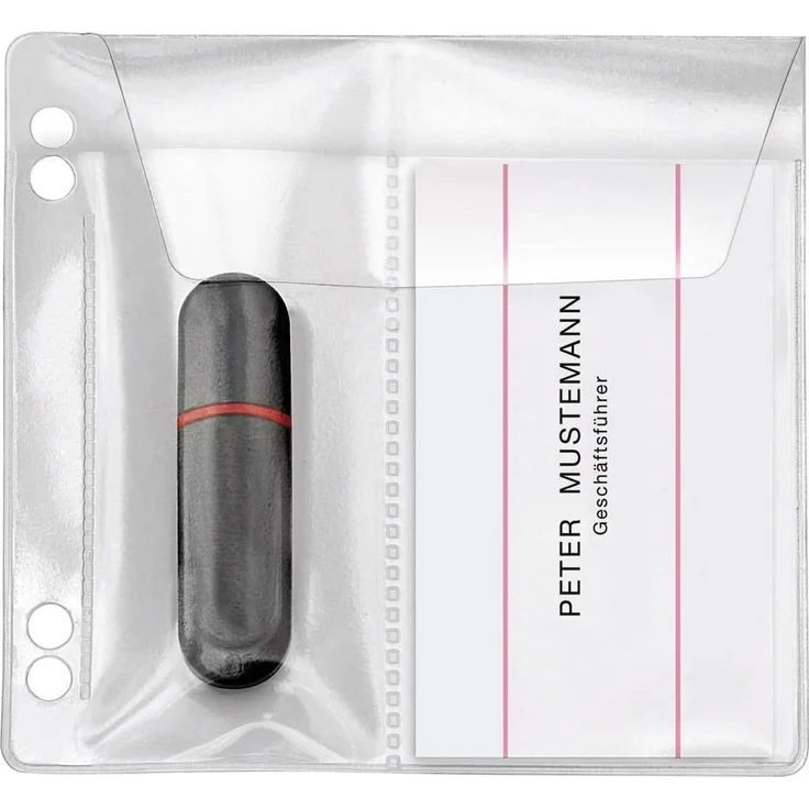 Veloflex USB Stick Hüllen, 100 Stück (USB-A), Transparent, für sicheren Datentransport – Bild 1