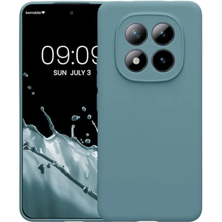 kwmobile Handyhülle kompatibel mit Xiaomi Redmi Note 15 Pro 4G, weiche Silikon Schutzhülle in Antique Stone, robust und rutschfest – Bild 5