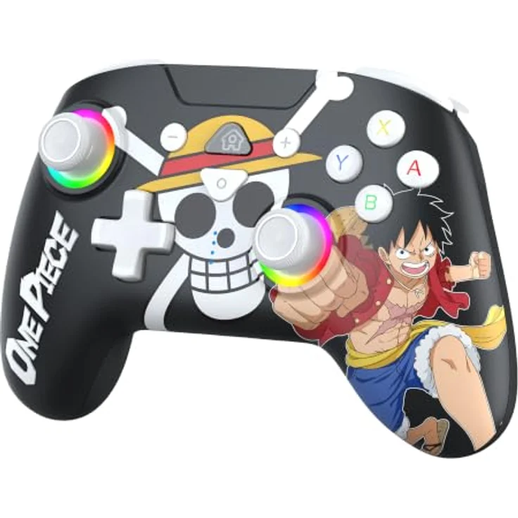 Subsonic Luffy Fishman Wireless Controller für Nintendo Switch 2, Bluetooth, 600 mAh Akku, programmierbare Tasten, LED-Joystick-Beleuchtung – Bild 1