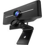 CREATIVE Live! Cam Sync 4K UHD USB Webcam mit Gegenlichtkompensation, bis 40 FPS, 95° Weitwinkelobjektiv, Sichtschutzobjektiv, integrierte Mikrofone, Plug & Play für PC und Mac