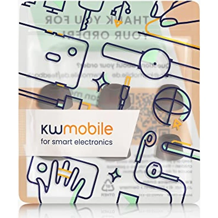 kwmobile 6x Polster für JBL Tune 230 NC TWS / T230NC, Silikon Ohrstöpsel in 3 Größen (S/M/L) für optimalen Komfort – Bild 7