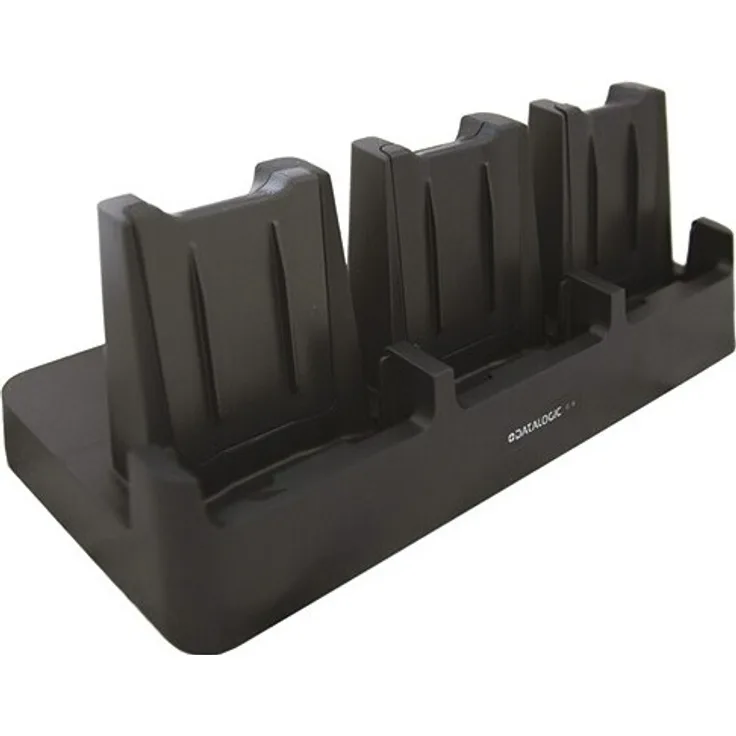 Datalogic 3-fach Ladestation, schwarz für Memor 10 und Memor 11, tragbarer Rechner