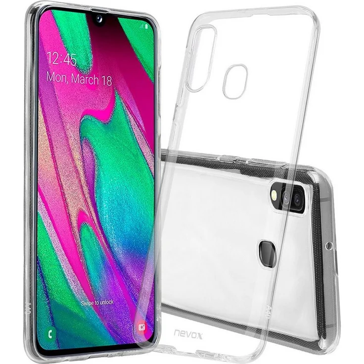 nevox Smartphone-Hülle STYLESHELL FLEX, TPU, transparent, für Galaxy A41, 15,5 cm (6,1 Zoll)