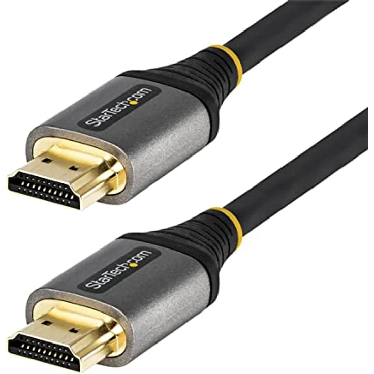 StarTech.com 5m HDMI 2.1 Kabel 8K - Zertifiziertes Ultra High Speed HDMI Kabel 48Gbit/s - 8K 60Hz/4K 120Hz HDR10+ eARC - UHD 8K HDMI Monitorkabel - Monitor/TV - Flexible TPE Ummantelung (HDMM21V5M) – Bild 1