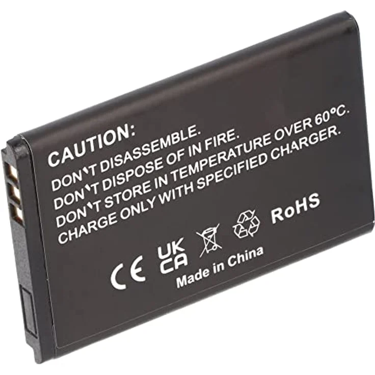 AccuCell Akku für PEAQ PMP300 Seniorentelefon, Großtastentelefon, 3,7V 900mAh, Lithium-Ionen Ersatzakku mit Überladeschutz – Bild 2