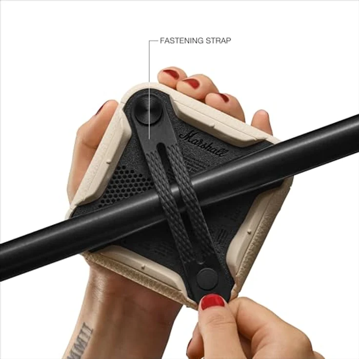 Marshall Willen II, Tragbarer Mono-Lautsprecher, Cremefarben, 10 W, Staub- und wasserfest, über 17 Stunden Akkulaufzeit, integriertes Mikrofon, Bluetooth LE Audio kompatibel – Bild 8