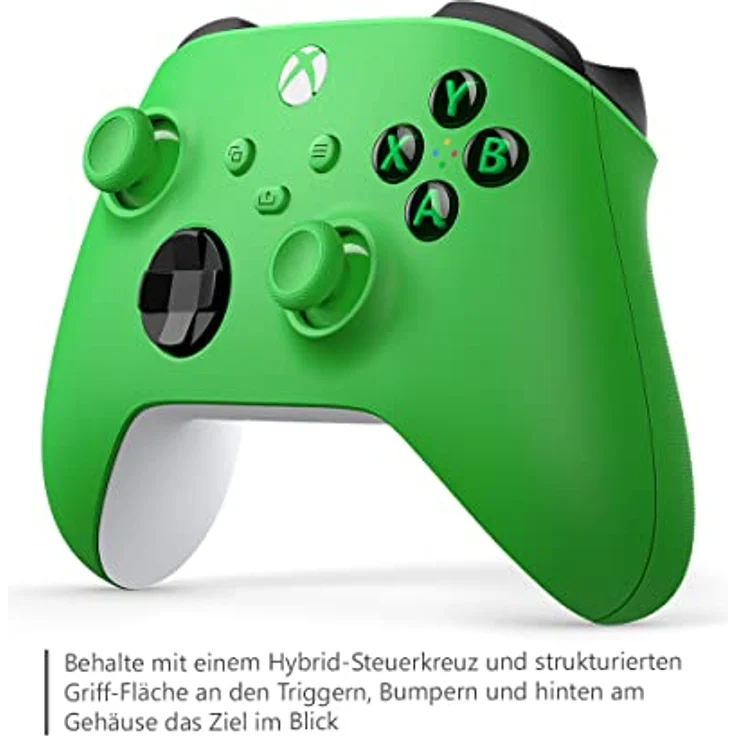 Xbox Wireless Controller - Velocity Green, drahtloses Gamepad mit strukturiertem Griff und Share-Taste – Bild 3