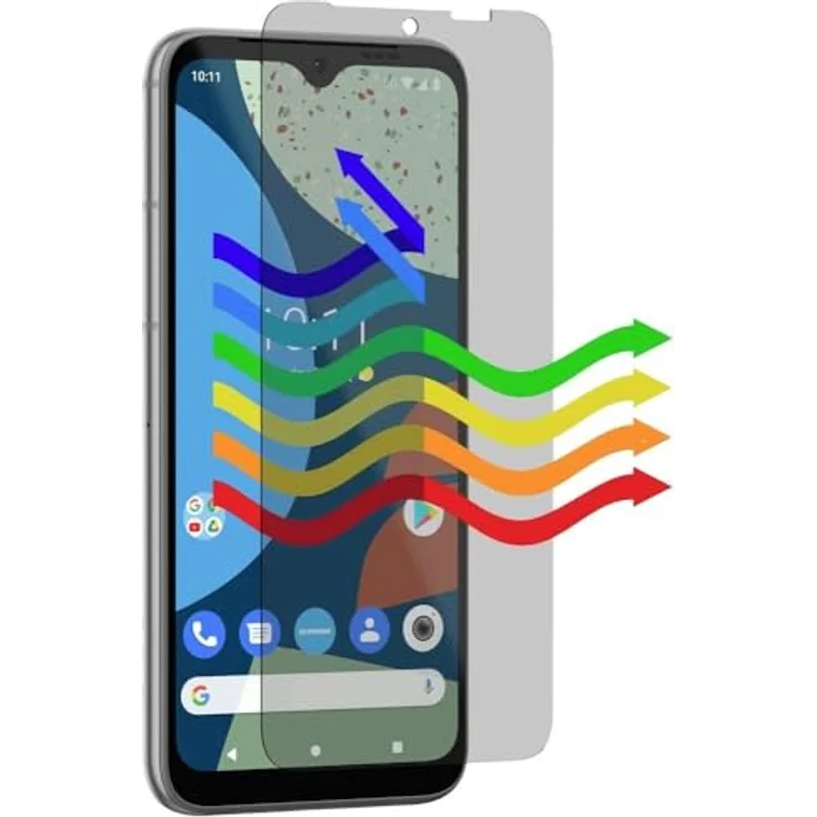 Fairphone Screen Protector (1 Stück für Fairphone 5), transparente Displayschutzfolie mit blauem Lichtfilter und dreifachem Schutz – Bild 2