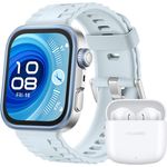 Huawei Watch Fit 4 Pro Bundle, Smartwatch mit Saphirglas, Titan-Gehäuse, EKG-Funktion und 10 Tagen Akkulaufzeit