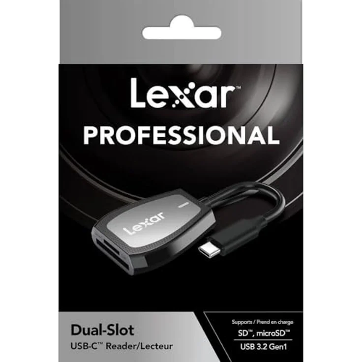Lexar Professional Doppelschlitz-Reader mit USB-C Anschluss für SD- und microSD-Karten UHS-I schwarz – Bild 6