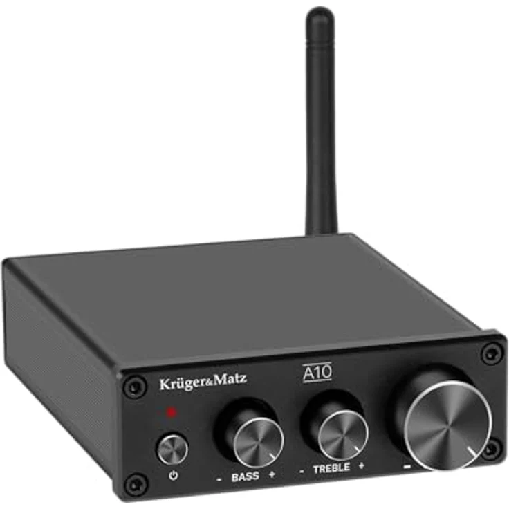 Kruger&Matz A10, Bluetooth 5.1 aptX HD Stereoverstärker mit 2x50W, elegantes Design – Bild 2