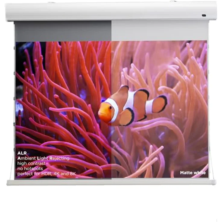 celexon HomeCinema Motorleinwand Tension 243x 136 cm 110'' - Dynamic Slate ALR – Bild 7
