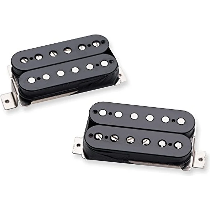 Seymour Duncan SH-59 Set Vintage Blues BK, Humbucker Tonabnehmer Set für E-Gitarre mit warmer P.A.F. Style Tonalität, schwarz – Bild 2