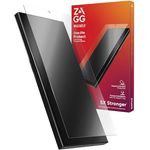 ZAGG InvisibleShield Glass Elite, Displayschutz aus gehärtetem Glas für Samsung S24 Ultra [6.8-Inch], Hüllentauglich, schmutzabweisend, kratzfest, stossfest, einfache Installation (Transparent)