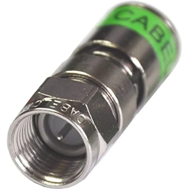 Cabelcon 5 Stück F-Stecker Kompression 4-5mm M-Mini-TD QM 5,0 W/O – Bild 2