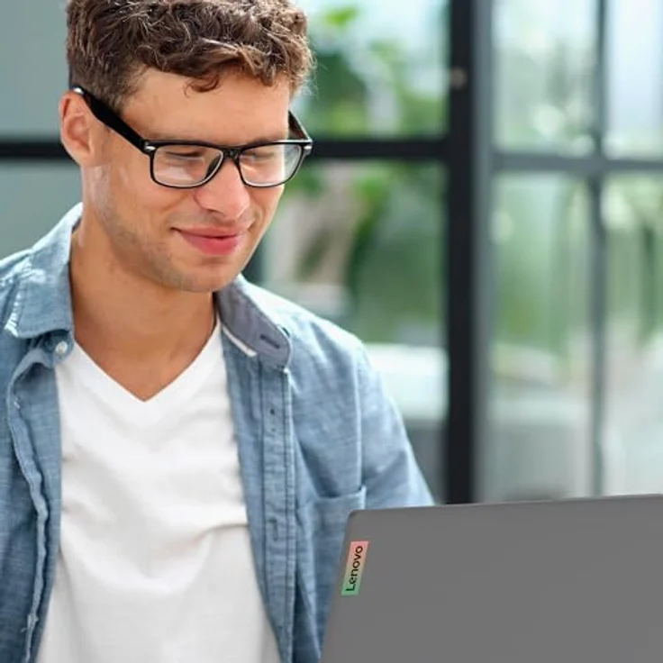 Lenovo IdeaPad 3, 17.3" Full HD Laptop mit AMD Ryzen 5 5625U, 8GB RAM, 512GB SSD, AMD Radeon Grafik, Windows 11, QWERTZ, Arctic Grau, 3 Monate Premium Care – Bild 3