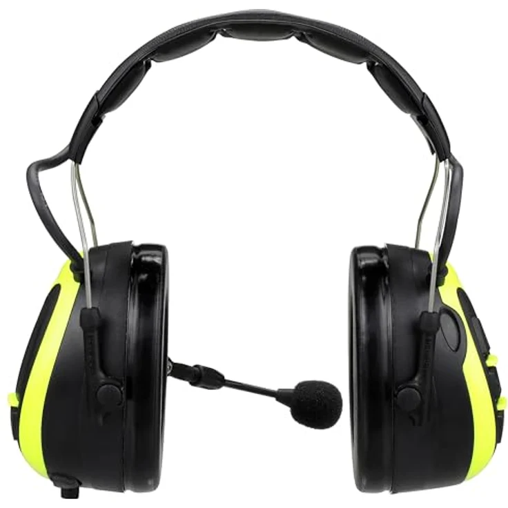 3M PELTOR WS ALERT X+ App, Bluetooth Headset mit Gehörschutz, leuchtendes Gelb, MRX21A3WS7, USB-C, Sprachübertragung in lauten Umgebungen – Bild 3
