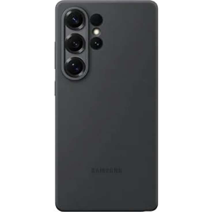 Samsung Silicone Smartphone Case EF-PS938, Hülle für das Galaxy S25 Ultra, Silikon, stoßfest, dünn und griffig, Schwarz