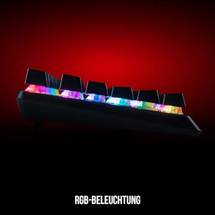 Modecom Volcano Lanparty Plus RGB, mechanische TKL-Tastatur mit Outemu Brown Switches, Schwarz, abnehmbares USB-Kabel – Bild 5