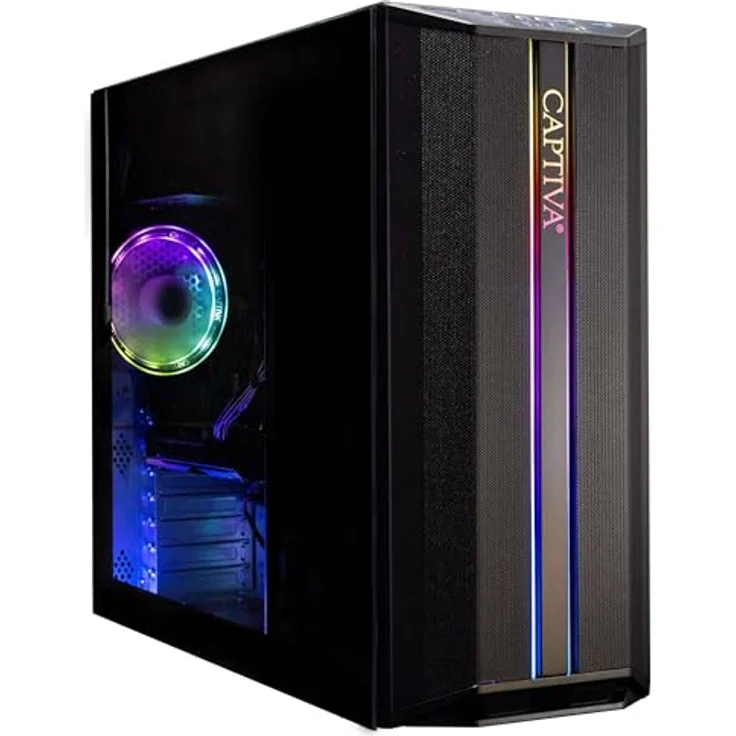 Captiva CAPTIVA PC Advanced Gaming R92-715, AMD Ryzen 5 5500, NVIDIA RTX 5060, 16 GB RAM, 1024 GB SSD, WLAN, Windows 11 Home, Tower-Format – Bild 1
