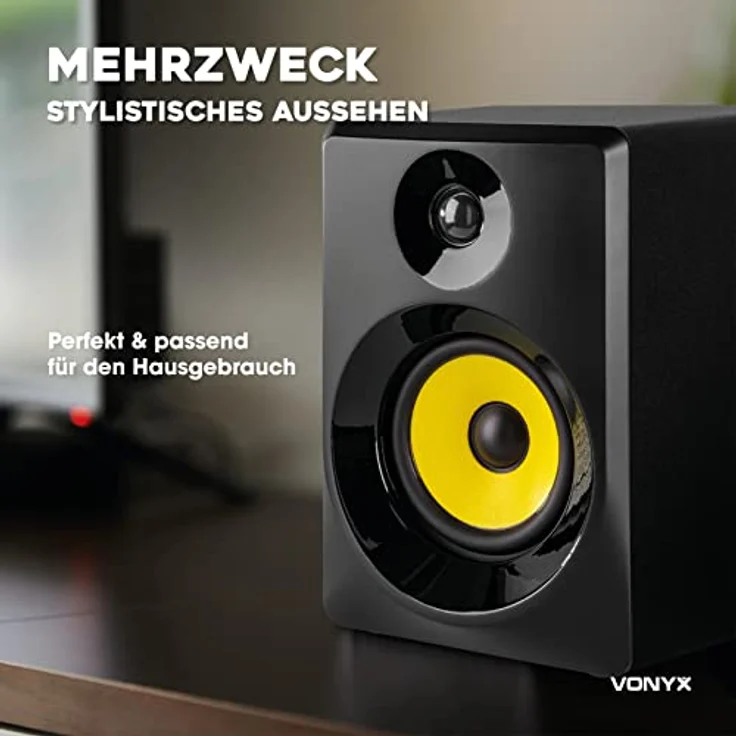 Vonyx SMN40B Aktiver Studio-Monitor 4-'-' Paar – Bild 5