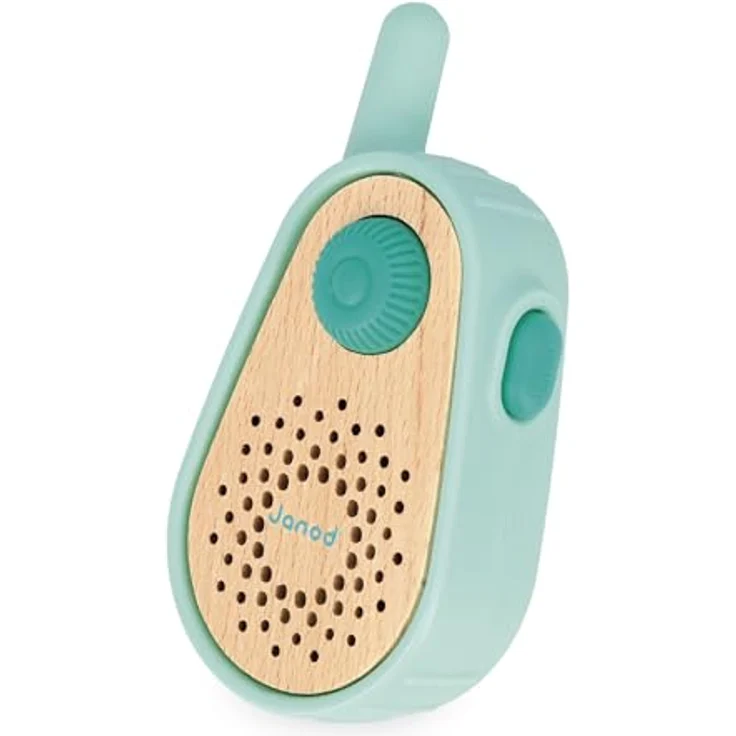Janod Walkie Talkie Spielzeug - Happy Garden - Funkgerät mit 300 Meter Reichweite, wiederaufladbar für Kinder ab 3 Jahren – Bild 3