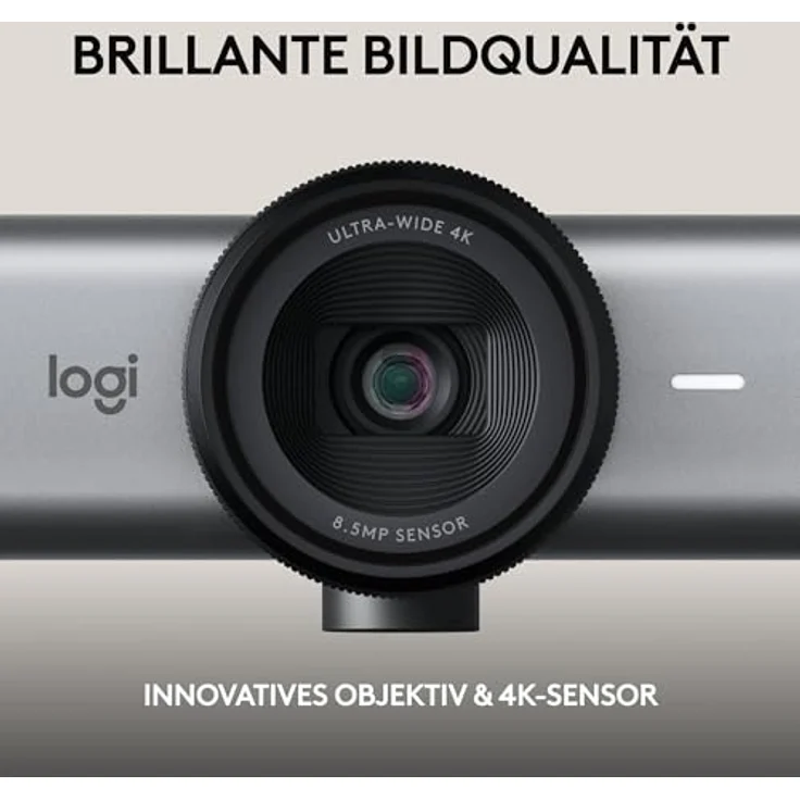 Logitech MX Brio 705 for Business (8.50 Mpx), Webcam, Grau – Bild 3