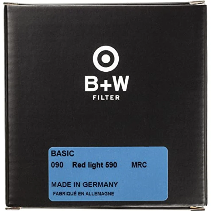 B+W Rotfilter hell 090 MRC Basic 43mm (16x vergütet, Professional) – Bild 3
