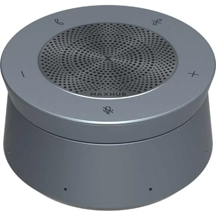 MAXHUB UC BM45, Bluetooth-Lautsprecher mit 8 Mikrofonen, 360-Grad-Abdeckung, Grau, zertifiziert für Microsoft Teams