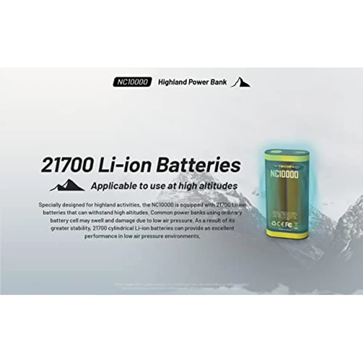 Nitecore NC10000 Highland Powerbank, 10.000 mAh Akku – Bild 5