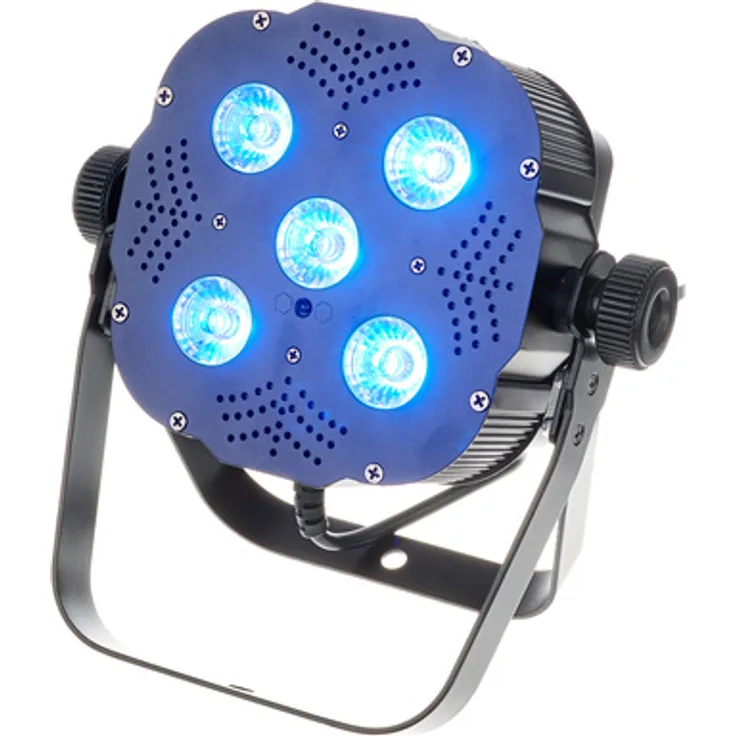 Stairville Quad Par Profile 5x8W RGB WW, Flat PAR mit 5x4in1 QCL LED, 25° Abstrahlwinkel, DMX steuerbar, 9000 Lux