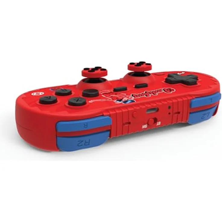 Hyperkin Miraculous Wireless Ladybug Controller, kabelloses Gamepad für iOS, Switch OLED, PC, Mac, Android, ergonomisch, Blau, Rot, Schwarz – Bild 2